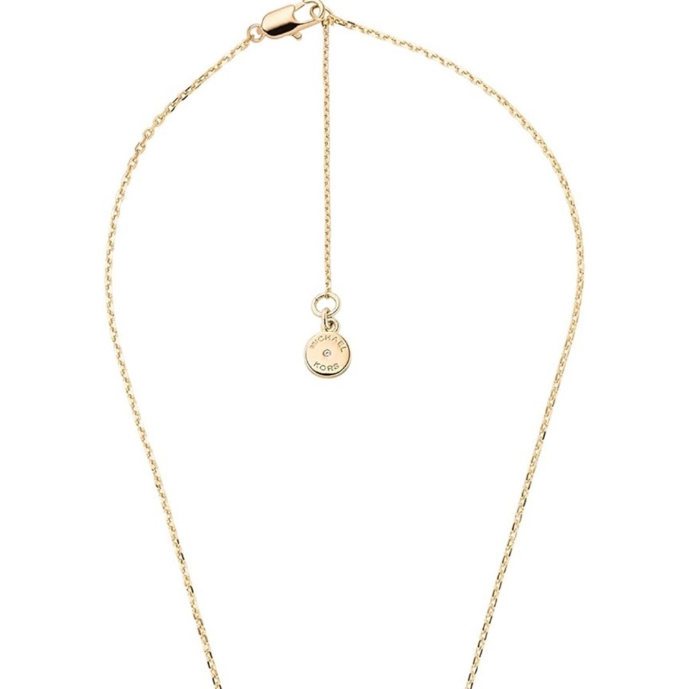 Michael Kors Women's Gold Brass Pendant Necklace (Model: MKJ7776710) - Picture 4 of 4